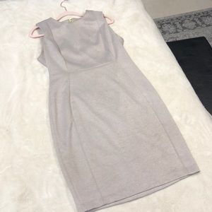 CLOSET CLEANOUT‼️Calvin Klein fitted tan/cream dress